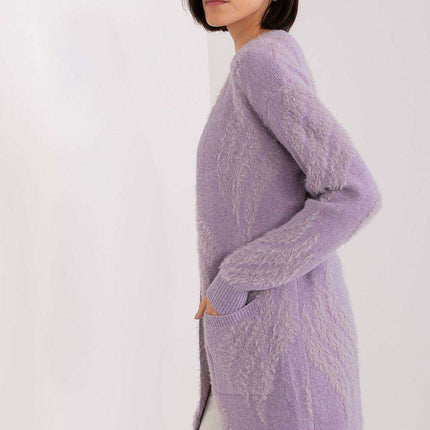 Chic Variegated Long Cardigan with Handy Slip Pockets - Très Elite