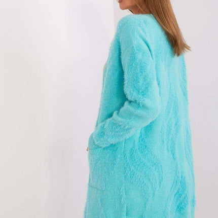 Chic Variegated Long Cardigan with Handy Slip Pockets - Très Elite