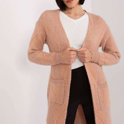 Chic Variegated Long Cardigan with Handy Slip Pockets