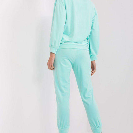 Chic Velour Knit Sweater and Pants Set for Modern Elegance - Très Elite
