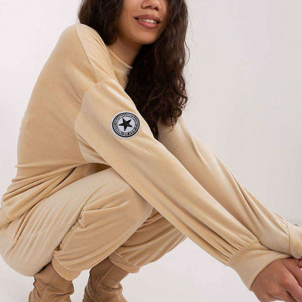 Chic Velour Knit Sweater and Pants Set for Modern Elegance - Très Elite