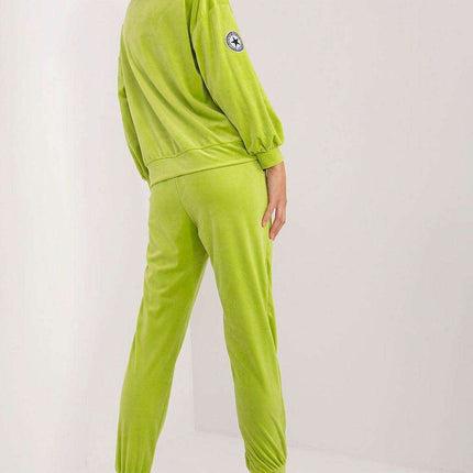Chic Velour Knit Sweater and Pants Set for Modern Elegance - Très Elite
