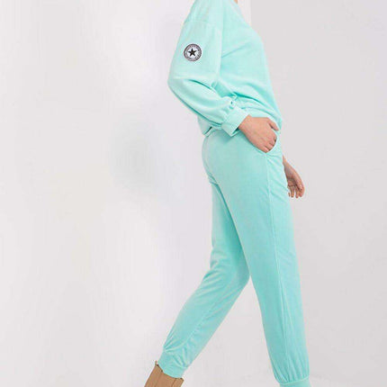 Chic Velour Knit Sweater and Pants Set for Modern Elegance - Très Elite