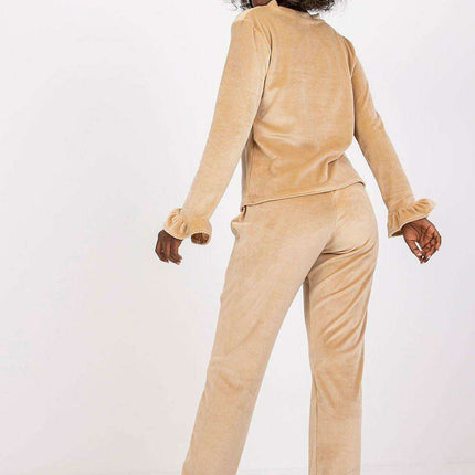 Chic Velour Pajama Ensemble Elegant Sleepwear Rue Paris - Très Elite