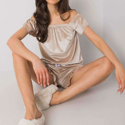 Chic Velour Parisian Loungewear Set for Women Sleepwear - Très Elite