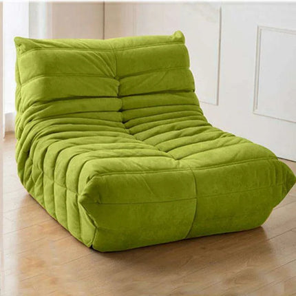 Chic Velvet Caterpillar Lounge Chair for Stylish Living Spaces - Très Elite