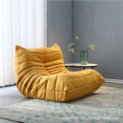 Chic Velvet Caterpillar Lounge Chair for Stylish Living Spaces - Très Elite