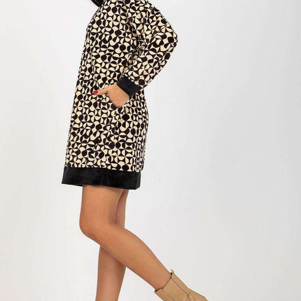 Chic Velvet Heart Neckline Day Dress Rue Paris Elegance - Très Elite