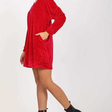 Chic Velvet Heart Neckline Day Dress Rue Paris Elegance - Très Elite