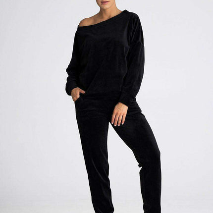 Chic Velvet Lounge Trousers for Ultimate Comfort - Très Elite