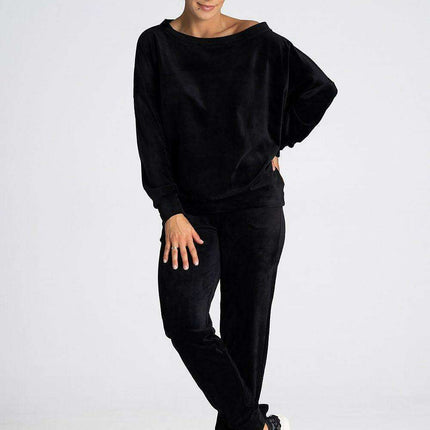 Chic Velvet Lounge Trousers for Ultimate Comfort - Très Elite