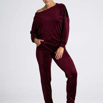 Chic Velvet Lounge Trousers for Ultimate Comfort - Très Elite