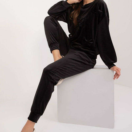 Chic Velvet Loungewear Set For Women Plush Velour Comfort - Très Elite