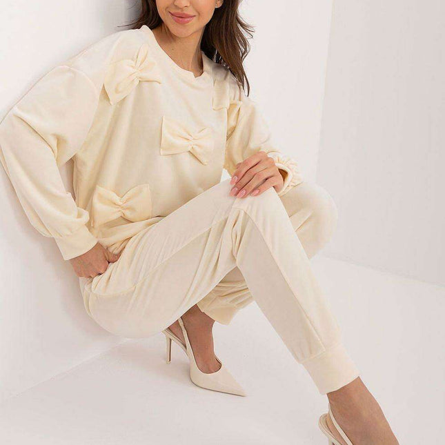 Chic Velvet Loungewear Set For Women Plush Velour Comfort