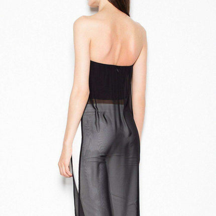 Chic Venaton Strapless Chiffon Top - Très Elite