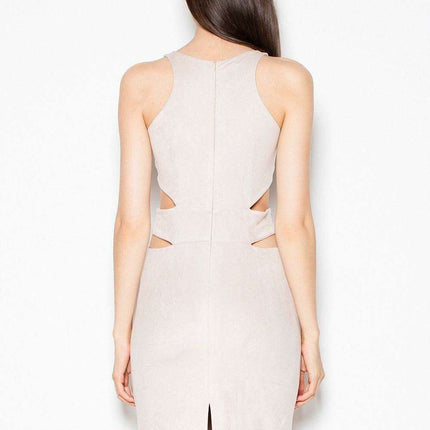 Chic Venaton Suede Cut-Out Evening Dress - Très Elite