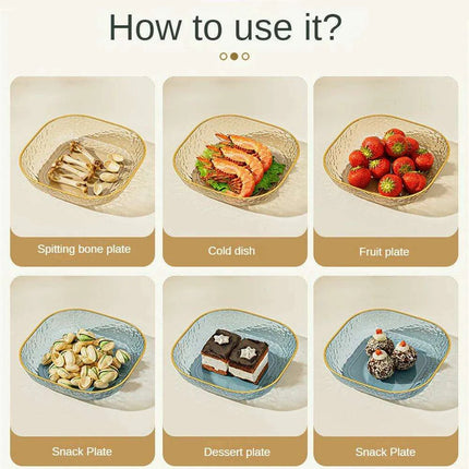 Chic Versatile Snack and Fruit Presentation Tray - Très Elite