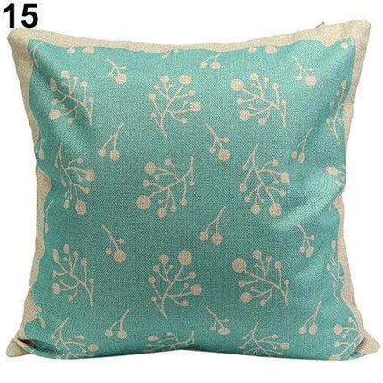 Chic Vintage Floral Geometric Throw Pillow Cover for Home Styling