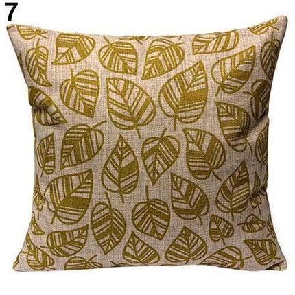Chic Vintage Floral Geometric Throw Pillow Cover for Home Styling