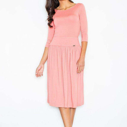 Chic Viscose Knit Blouse and Skirt Ensemble