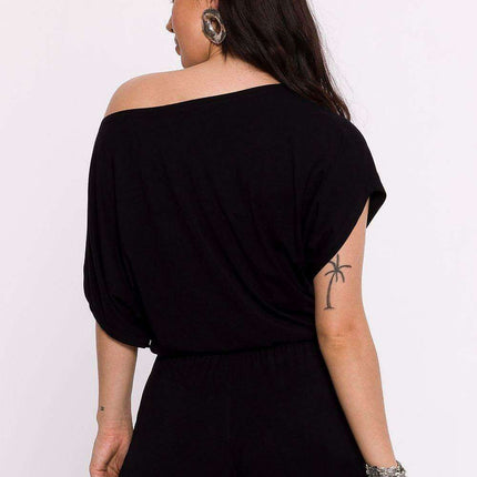 Chic Viscose Knit Blouse with Pleated Detailing - Très Elite