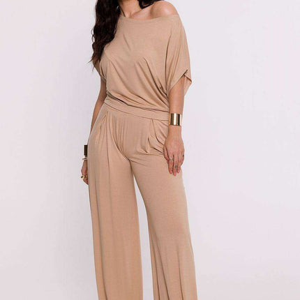 Chic Viscose Knit Blouse with Pleated Detailing - Très Elite