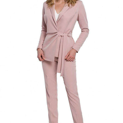 Chic Waist-Defining Pleated Jacket - Très Elite