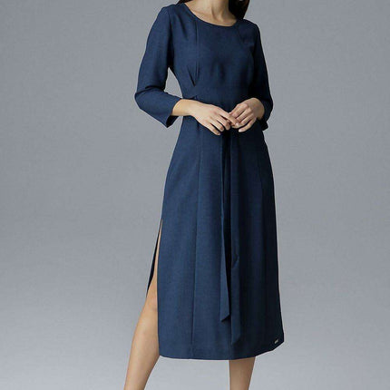 Chic Waist-Tie Evening Cocktail Dress for Special Events - Très Elite