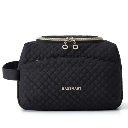 Chic Waterproof Travel Cosmetic Organizer for Women - Spacious and Functional Essentials Bag