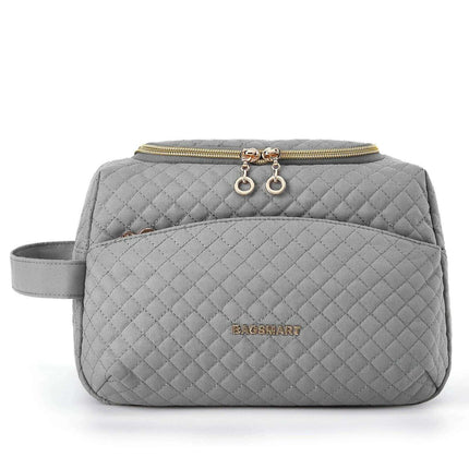 Chic Waterproof Travel Cosmetic Organizer for Women - Spacious and Functional Essentials Bag