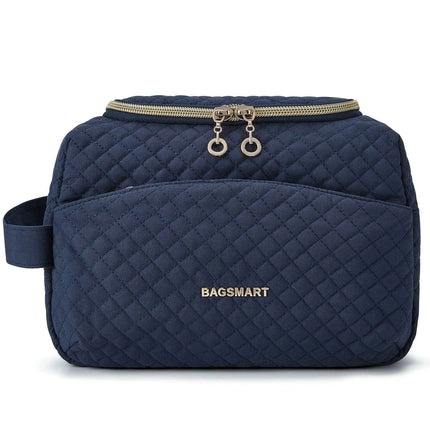 Chic Waterproof Travel Cosmetic Organizer for Women - Spacious and Functional Essentials Bag