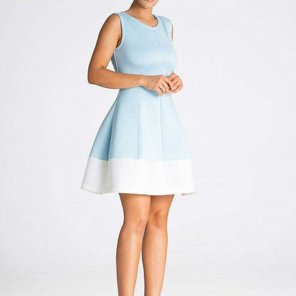 Chic White Pleated Flare Cocktail Gown - Très Elite