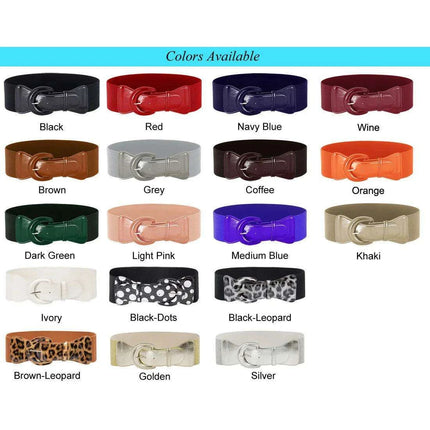 Chic Wide Hook Elastic Waist Belt - Trendy Women's Accessory in Vibrant Colors - Sizes S to XL - Très Elite