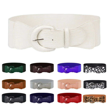 Chic Wide Hook Elastic Waist Belt - Trendy Women's Accessory in Vibrant Colors - Sizes S to XL - Très Elite