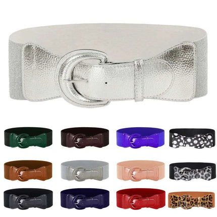 Chic Wide Hook Elastic Waist Belt - Trendy Women's Accessory in Vibrant Colors - Sizes S to XL - Très Elite