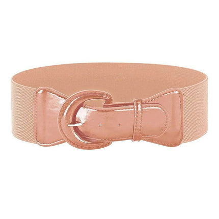 Chic Wide Hook Elastic Waist Belt - Trendy Women's Accessory in Vibrant Colors - Sizes S to XL - Très Elite
