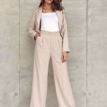 Chic Wide-Leg Bell-Bottom Trousers for Women by Roco Fashion