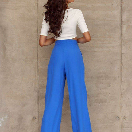 Chic Wide-Leg Bell-Bottom Trousers for Women by Roco Fashion - Très Elite