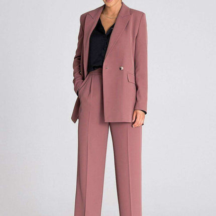 Chic Wide-Leg Pants with Modern Waist Design - Très Elite
