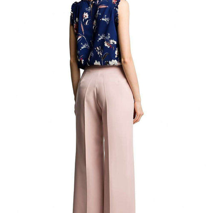 Chic Wide-Leg Trousers for Women with Convenient Side Pockets - Très Elite