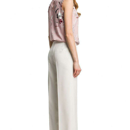 Chic Wide-Leg Trousers for Women with Convenient Side Pockets - Très Elite