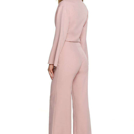 Chic Wide-Legged Jumpsuit with Flared Sleeves - Très Elite