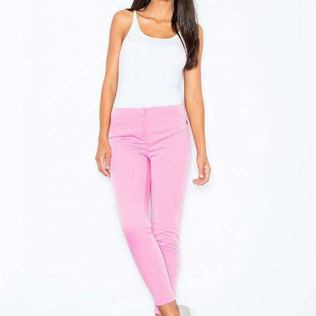Chic Women's Cropped Cigarette Pants in Various Colors