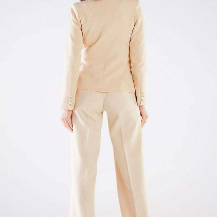 Chic Women's High-Waisted Wide Leg Trousers - Très Elite