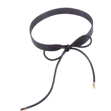 Chic Women's Leather Waist Belt with Stylish Knot Accent - Très Elite