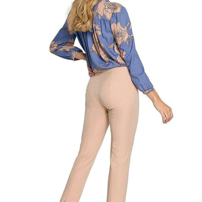 Chic Women's Tailored Slim Fit Trousers for Versatile Styling