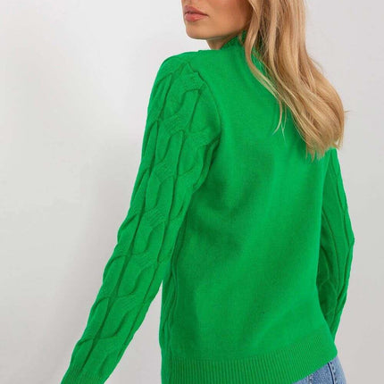 Chic Women's Turtleneck Knit Sweater - Très Elite