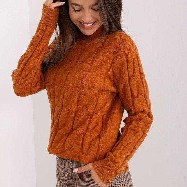Chic Women's Turtleneck Knit Sweater
