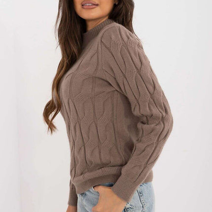 Chic Women's Turtleneck Knit Sweater - Très Elite