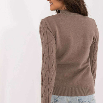 Chic Women's Turtleneck Knit Sweater - Très Elite